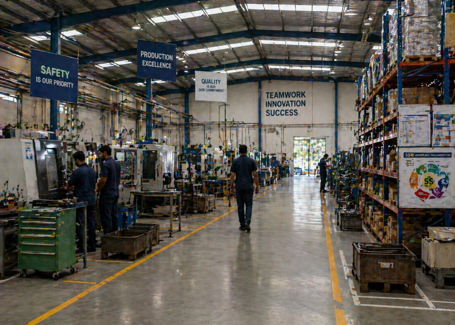 Warehouses & Manufacturing.