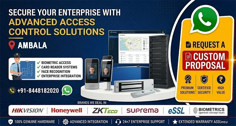 Smart Access Control Installation in Ambala for Secure Entry