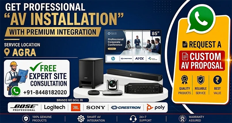 Seamless AV Installation in Agra for Offices & Schools