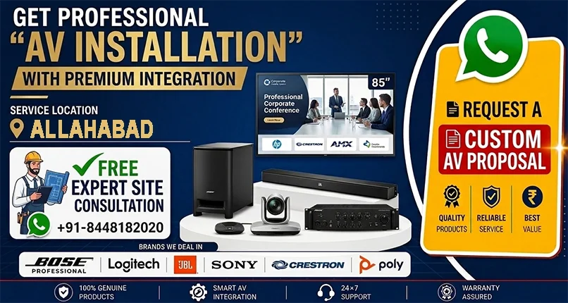 Seamless AV Installation in Allahabad for Offices & Schools