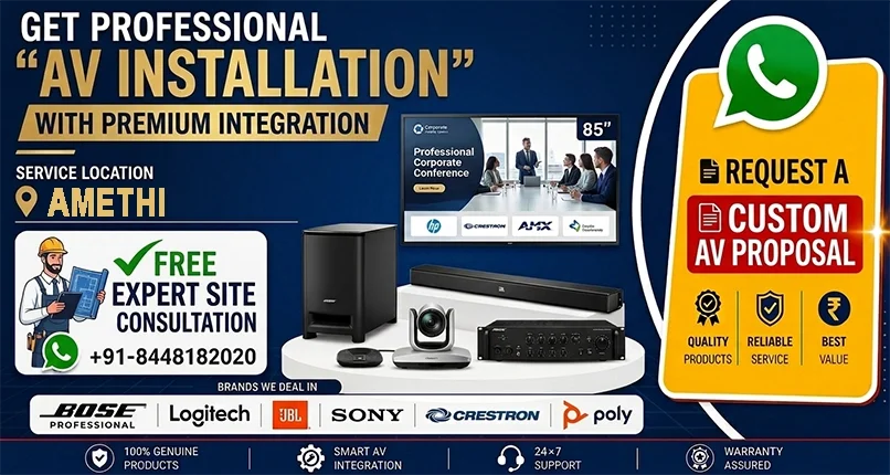 Seamless AV Installation in Amethi for Offices & Schools