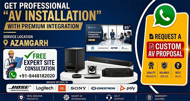 Seamless AV Installation in Azamgarh for Offices & Schools