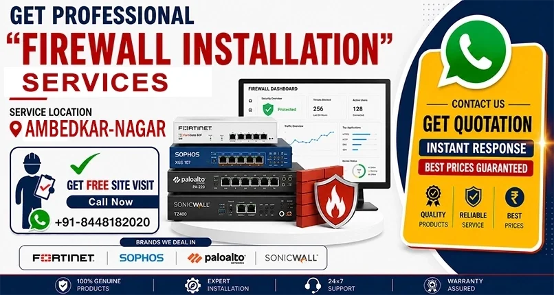 Secure Firewall Installation in Ambedkar Nagar for Safer Internet