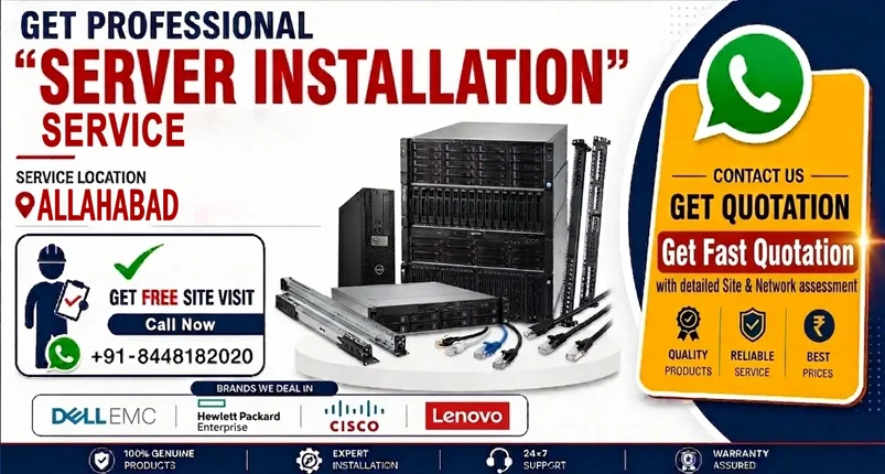 Professional Server Installation in Allahabad for Business Data