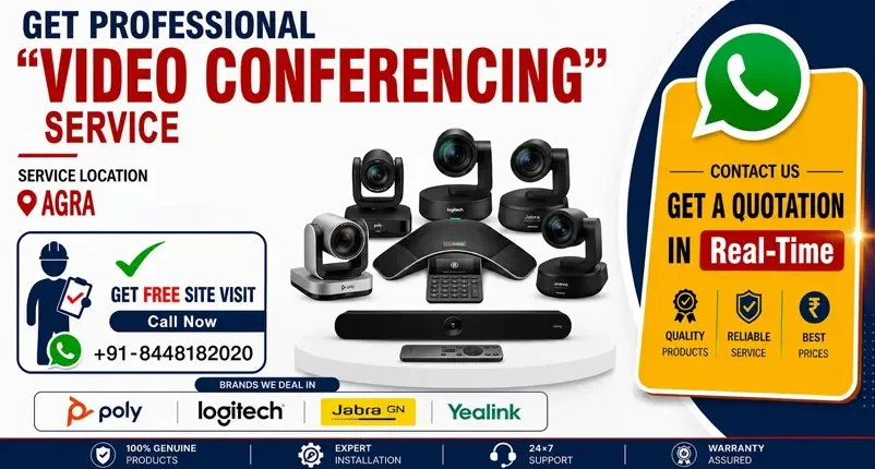 Smooth Video Conferencing Installation in Agra for Meetings