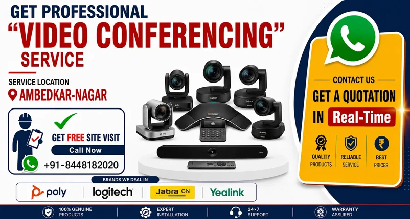 Smooth Video Conferencing Installation in Ambedkar Nagar for Meetings
