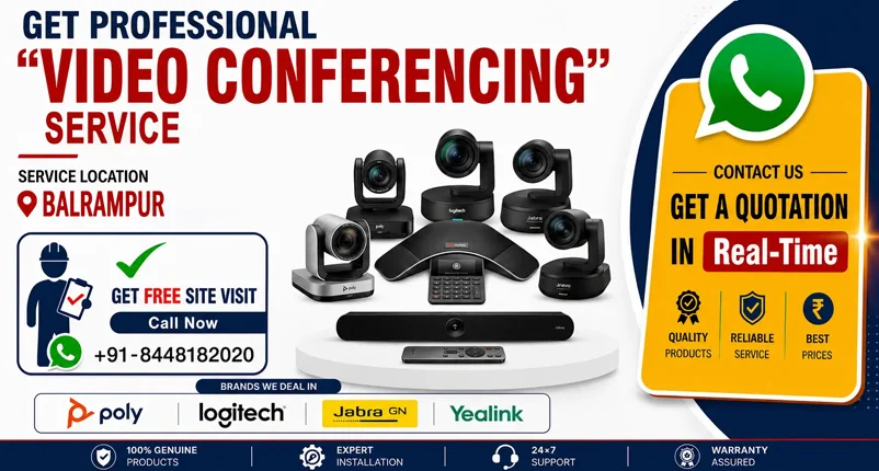Smooth Video Conferencing Installation in Balrampur for Meetings