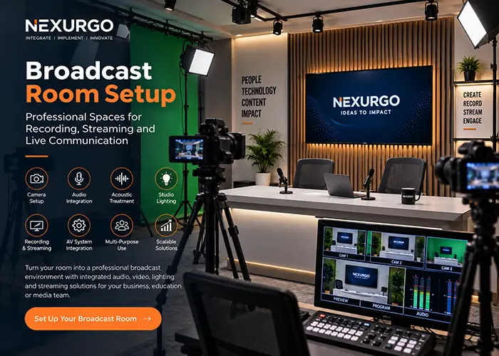 Broadcast Room Setup
